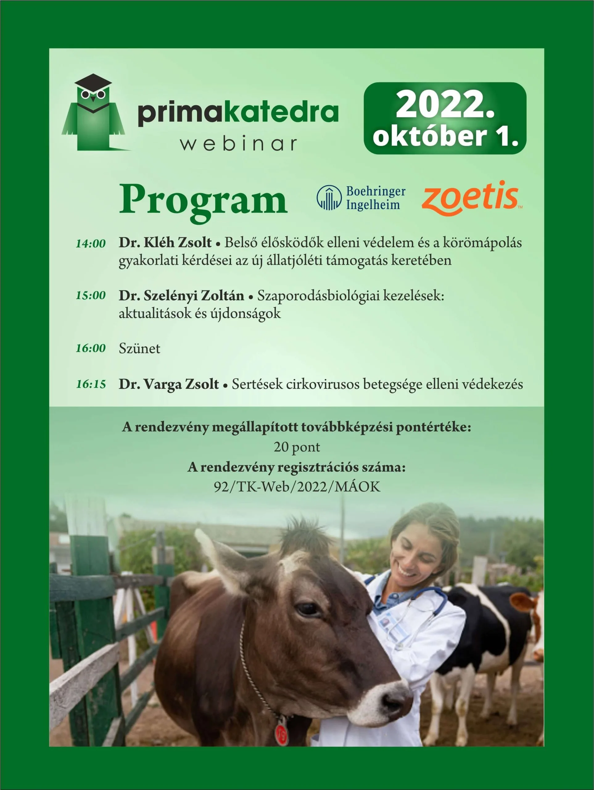 Primakatedra 2022.10.01. haszonállat